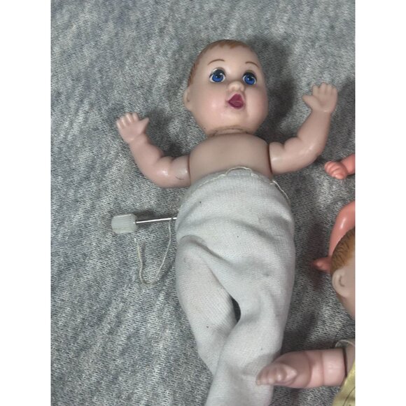 Vintage Barbie Doll Happy Family Newborn Baby Plastic Doll Baby Girls Lot of 5 - Picture 2 of 7